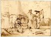 Rembrandt van Rijn - The man of Gibeah 1646