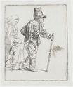 Rembrandt van Rijn - Peasant family on the tramp 1652