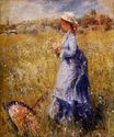 Auguste Renoir - Girl gathering flowers 1872