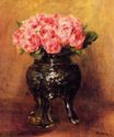 Pierre-Auguste Renoir - Roses in a china vase 1876