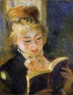 Auguste Renoir - The reader young woman reading a book 1876