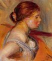 Auguste Renoir - Head of a young girl 1880