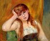 Renoir Pierre-Auguste - Young blond woman 1886
