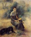 Auguste Renoir - Young Girl with a Dog 1888