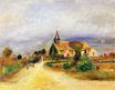 Pierre-Auguste Renoir - Village by the sea 1889