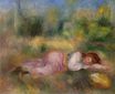Auguste Renoir - Girl streched out on the grass 1890