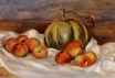 Auguste Renoir - Still life with cantalope and peaches 1905