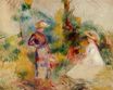 Pierre-Auguste Renoir - Two women in a garden 1906
