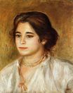 Auguste Renoir - Gabrielle wearing a necklace 1906