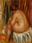 Auguste Renoir - After bathing nude study 1910