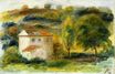 Auguste Renoir - Landscape with white house 1916