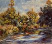 Auguste Renoir - Landscape with river 1917