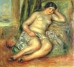 Pierre-Auguste Renoir - Sleeping odalisque. Odalisque with babouches 1917