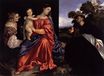 Titian - Madonna and Child with Sts Catherine and Dominic and a Donor 1512-1516