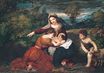 Tiziano Vecellio - Virgin and Child with Saint and Saint John 1530