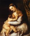 Titian - The Virgin suckling the Infant Christ 1565-1570