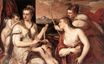 Tiziano Vecellio - Venus Blindfolding Cupid 1565
