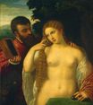 Titian - Allegory (Possibly Alfonso d'Este and Laura Diante) 1510-1576