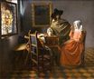 Johannes Vermeer - The glass of wine 1658-1660