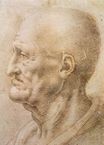 Leonardo da Vinci - Profile of an old man 1505