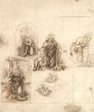 Leonardo da Vinci - Studies for a Nativity 1480-1485