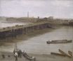 Brown and Silver. Old Battersea Bridge 1859