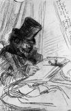 Fantin Latour drawing Sun 1869