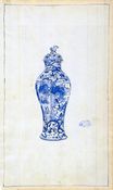 Blue and White Covered 1890